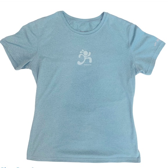 Brooks Running Distance Graphic Technical Tee Blue - Picture 1 of 13